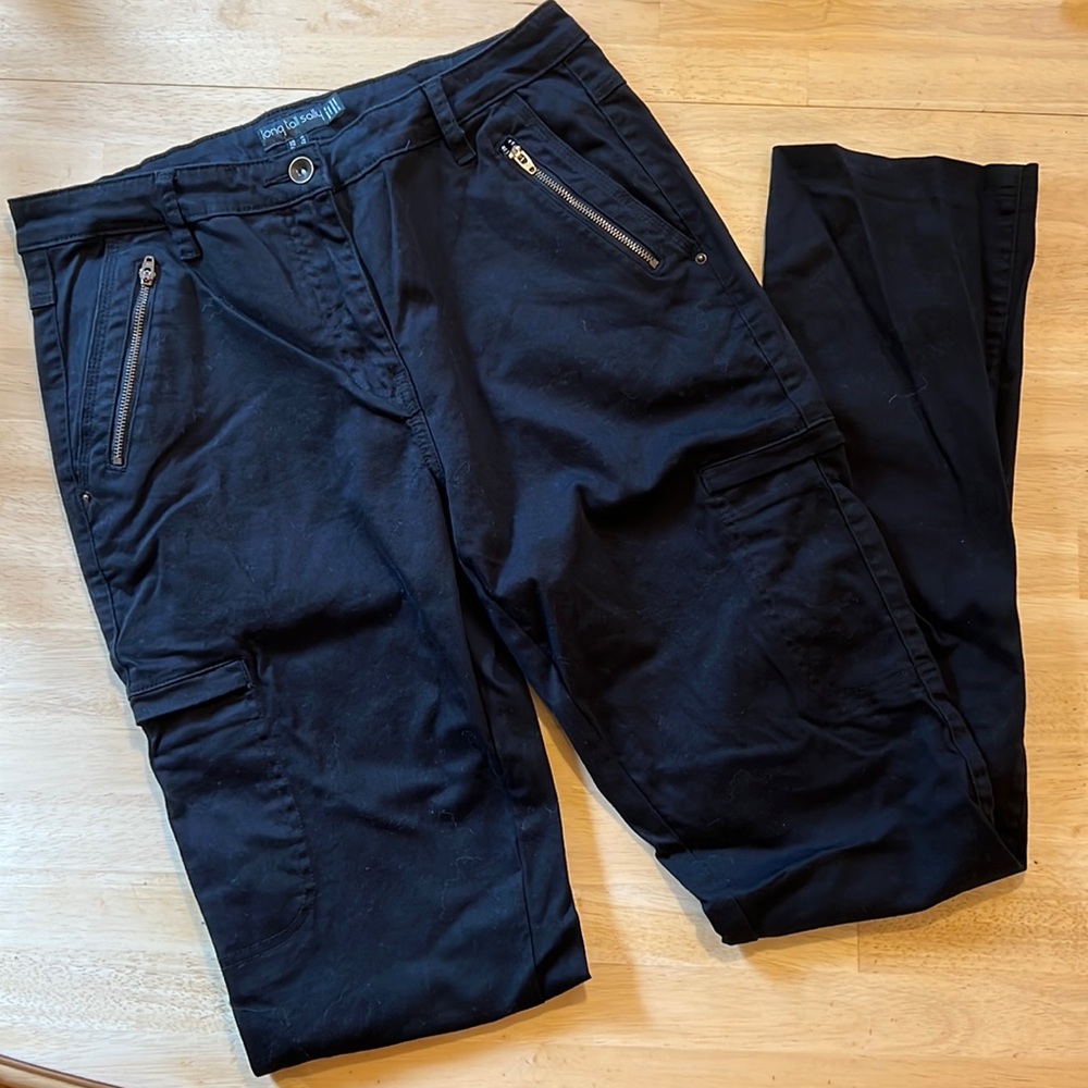 Long Tall Sally Twill Pants with Pockets